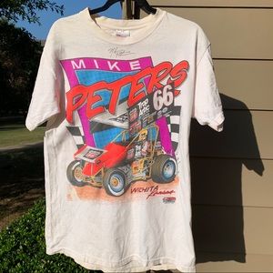 Vintage signed Nascar like tee shirt